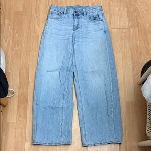 Gu Low Rise Baggy Straight Leg Jean